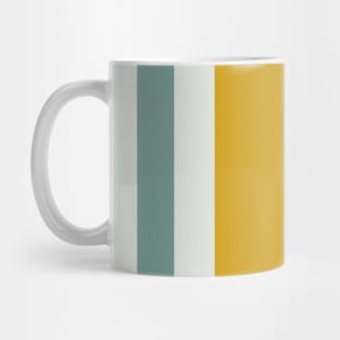 Christmas | Wrapped for Christmas | Horizontal | Banded | Striped | Spearmint | Taupe | Tan | Cinnabar | Fall | 2020 | Designer | Alternating | Color | Trend | Simply Lanier Mug